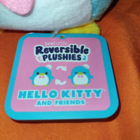 NWT Tee Turtle Reversible Plush Tuxedo Sam Hello Kitty and Friends - Picture 3 of 7